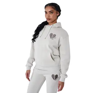 Sweatshirt à capuche cœur brisé femme Project X Paris image-2