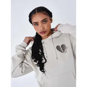 Sweatshirt à capuche cœur brisé femme Project X Paris image-5