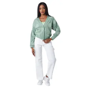 Jersey de mujer con estampado de bocetos florales Project X Paris image-0