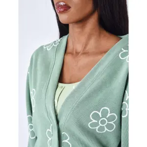 Jersey de mujer con estampado de bocetos florales Project X Paris image-5