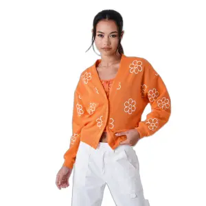 Maglia da donna con stampa a schizzo a fiori Project X Paris image-1