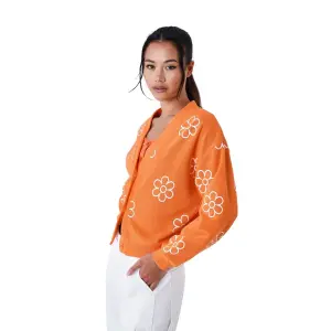 Maglia da donna con stampa a schizzo a fiori Project X Paris image-4