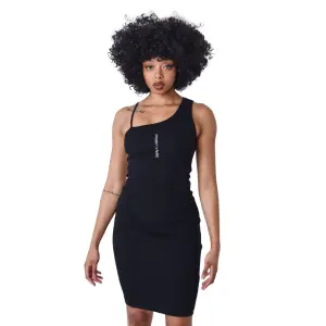 Vestido assimétrico sem alças para mulher Project X Paris image-0