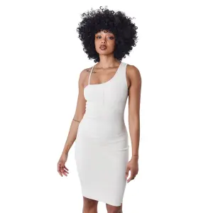 Vestido assimétrico sem alças para mulher Project X Paris image-2