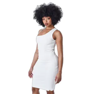 Vestido assimétrico sem alças para mulher Project X Paris image-1