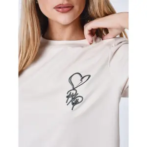 Camiseta corta mujer de corazón Project X Paris image-4