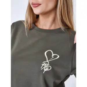 Camiseta corta mujer de corazón Project X Paris image-4