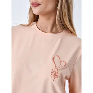 Camiseta corta de mujer con logotipo de corazón Project X Paris image-3
