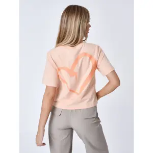 Camiseta corta de mujer con logotipo de corazón Project X Paris image-2