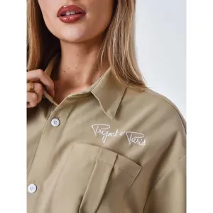 Γυναικεία πουκάμισο με τσέπη στο στήθος Project X Paris image-5