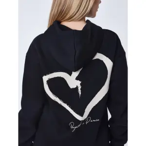 Sudadera con capucha y logotipo de corazón para mujer Project X Paris image-3