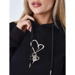 Sudadera con capucha y logotipo de corazón para mujer Project X Paris image-4