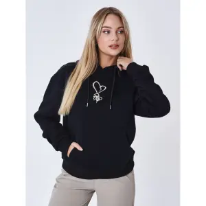 Sudadera con capucha y logotipo de corazón para mujer Project X Paris image-2
