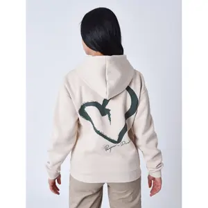 Sudadera con capucha y logotipo de corazón para mujer Project X Paris image-3
