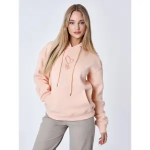 Sudadera con capucha y logotipo de corazón para mujer Project X Paris image-1