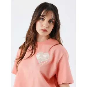 T-shirt com estampa de coração para mulher Project X Paris image-2