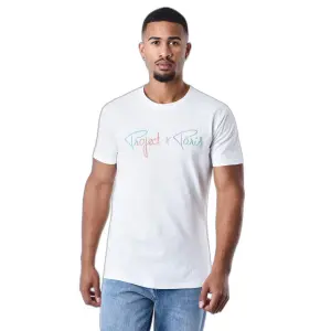 Embroidered rainbow logo T-shirt Project X Paris Signature image-0