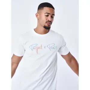 Embroidered rainbow logo T-shirt Project X Paris Signature image-4