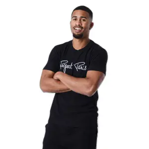 T-shirt wafel logo handtekening borduurwerk Project X Paris image-2