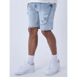 Rippade jeansshorts Project X Paris image-3