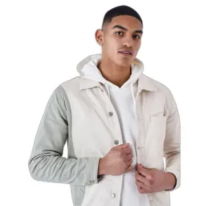 Veste en jean bicolore Project X Paris image-4