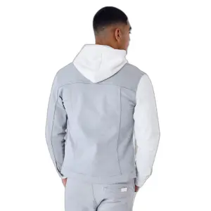 Veste en jean bicolore Project X Paris image-4