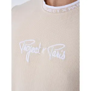 Camiseta con textura bordada Project X Paris image-5