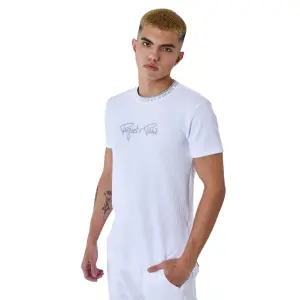 Camiseta con textura bordada Project X Paris image-0