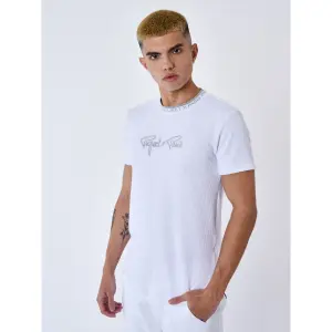 Camiseta con textura bordada Project X Paris image-2