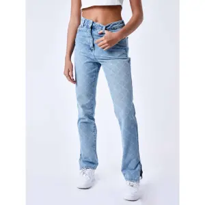 Women's regular jeans with square grid design Project X Paris image-2