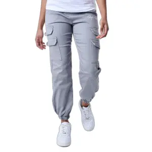 Calças de ganga cargo multibolsos para mulher Project X Paris 1 image-2