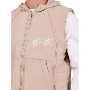 Hooded sleeveless jacket Project X Paris Basic image-5