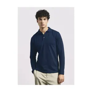 Long sleeve polo shirt Promodoro image-1