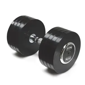 Pair of rubber dumbbells body-solid pro style 18 kg image-3