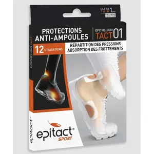Protectores de ampollas Epitact EPITHELIUMTACT 01 (lot de 4 protections + 12 adhésifs) image-0