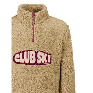 Fleece 1/4 Reißverschluss Mädchen Protest Katinka image-0