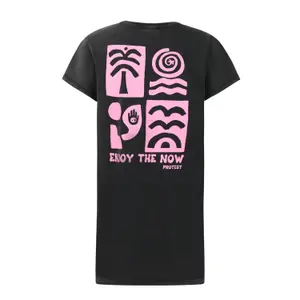 Girl t-shirt dress Protest Ilonka image-1