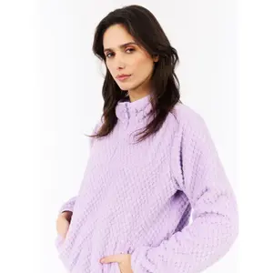 Fleece 1/4 Reißverschluss Damen Protest Linea image-4