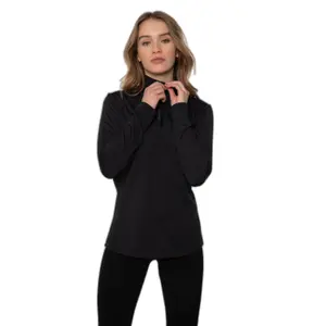 Tecido polar com fecho de correr de 1/4 para mulher Protest Fabrizoy image-1