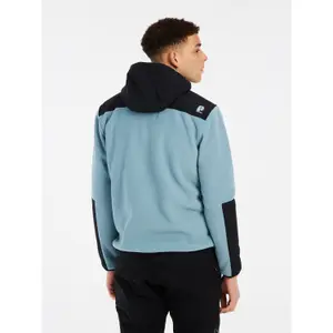 Hooded zipped fleece Protest Grid image-4