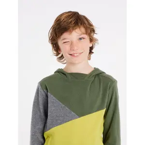 Children's hooded sweatshirt Protest Prtblits image-4