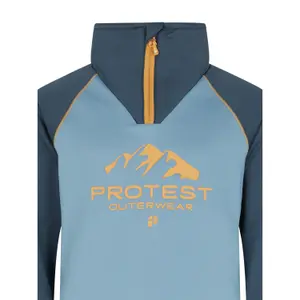 Maglione collo alto con zip 1/4 per bambini Protest Raf image-2