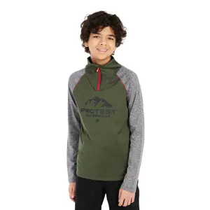 Maglione collo alto con zip 1/4 per bambini Protest Raf image-1