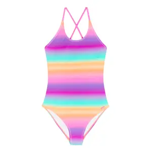 One-piece swimsuit for girls Protest Rainbow image-0
