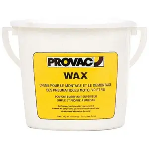 Motorcycle tire mounting cream Provac
