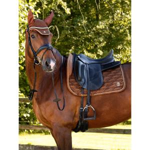 Tapis de dressage pour cheval en velours PS of Sweden Monogram image-2