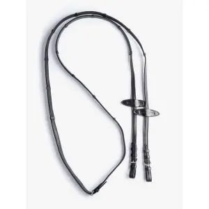 Leather reins for horses with super grip PS of Sweden Softy image-1