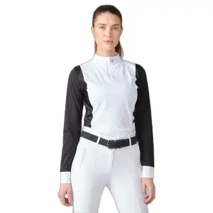 Turnierpolo mit langen Ärmeln Damen PS of Sweden Madison image-0