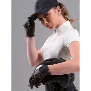 Guantes de equitación de cuero para mujer PS of Sweden Soft image-1