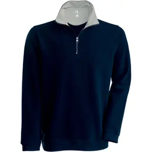 Sweatshirt mit Reißverschluss Kariban Trucker image-0
